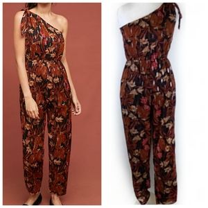NWOT Anthropologie Maeve Kyoto Floral Jumpsuit